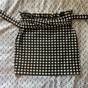 Checkered skirt